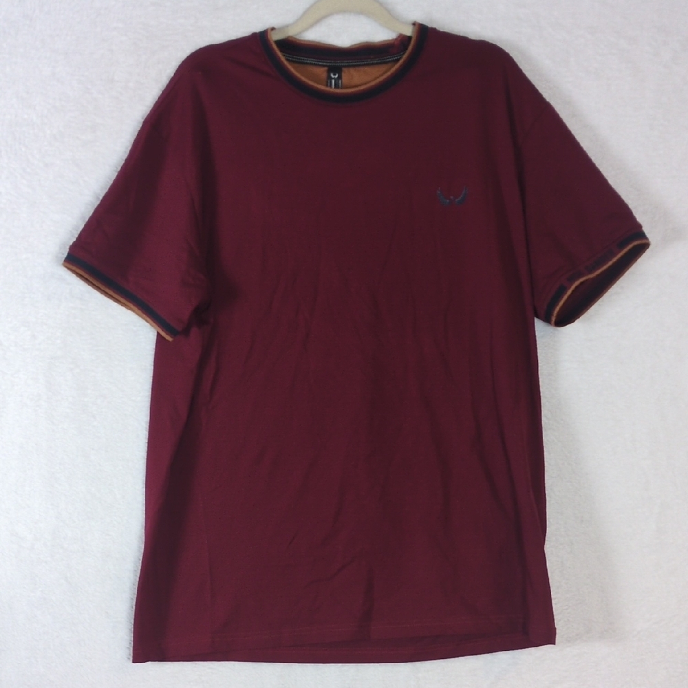 Nick Danger Men's Casual Fit Maroon T Shirt Size XL‎